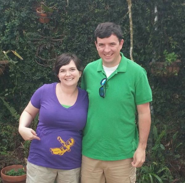 mardi gras pregnancy announcement