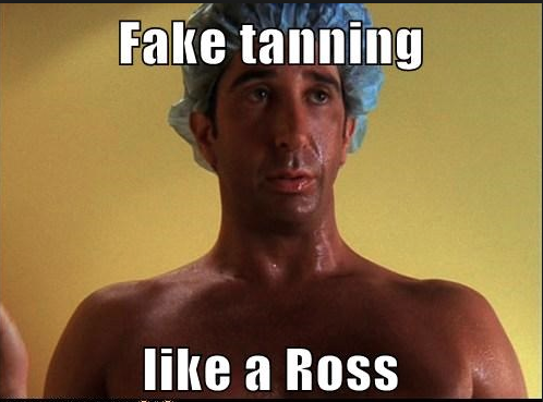 fake tanning