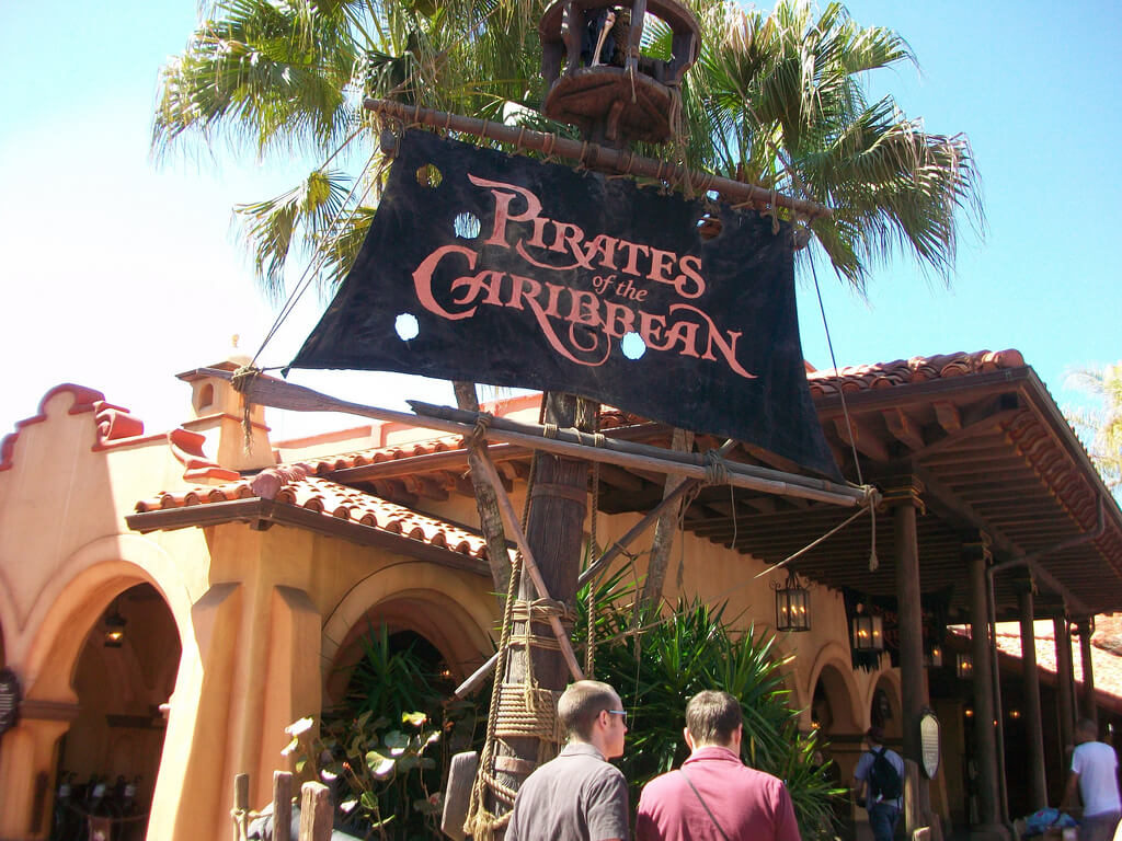 Pirates of the Caribbean ride