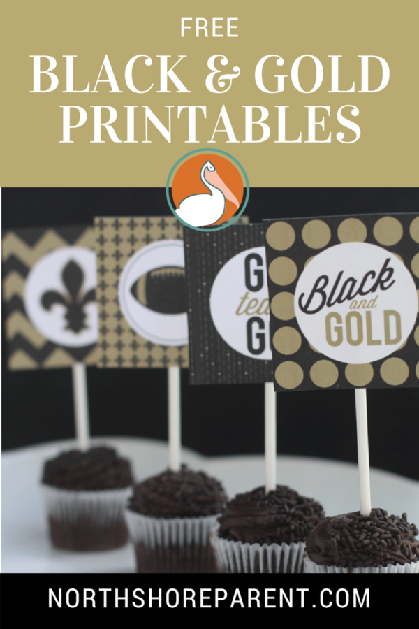 Black and Gold Printables – Northshore Parent