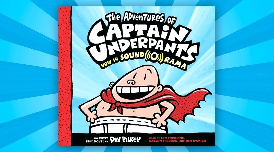 cover of the captain underpants audio book