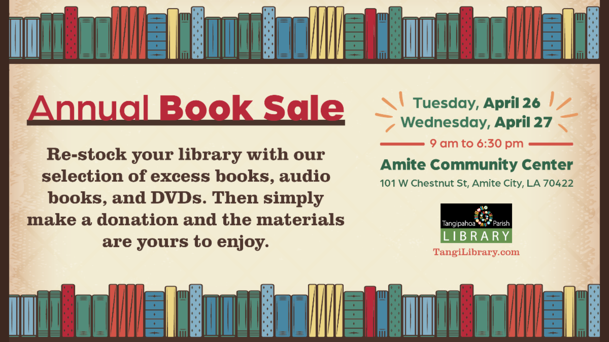 Tangi Library Annual Book Sale