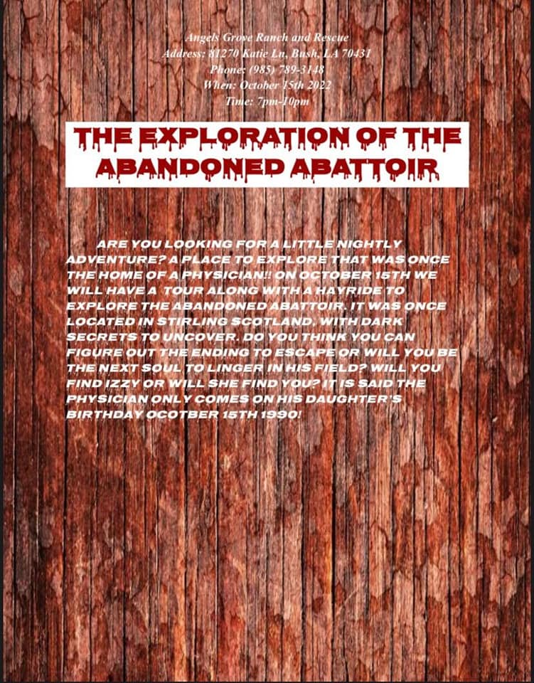 Haunted Hayride: Exporation of the Abandoned Abattor